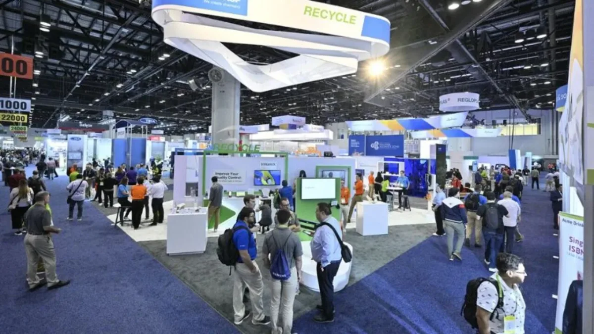 The NPE show floor in Orlando