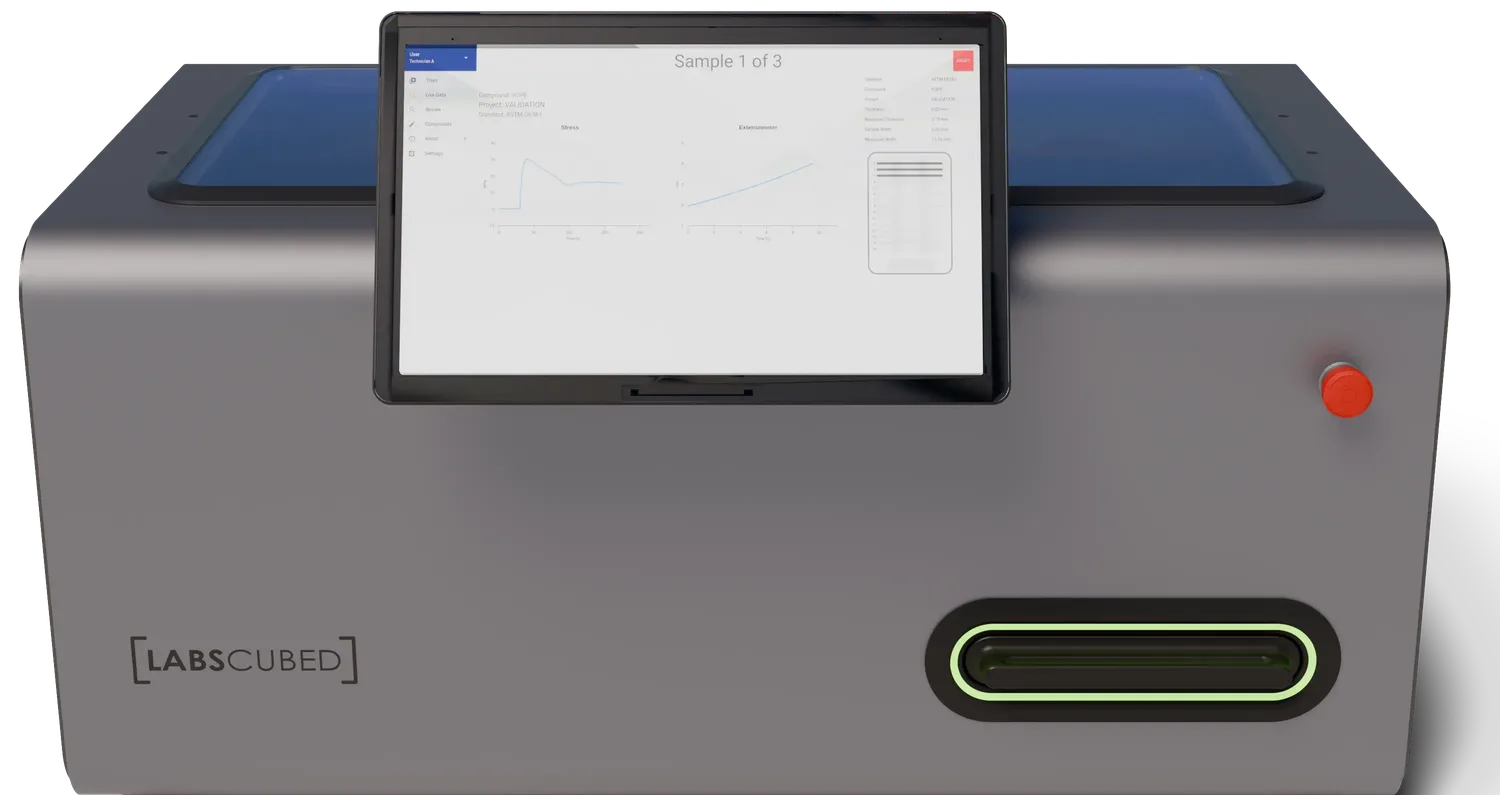 CubeTen automated tensile testing machine