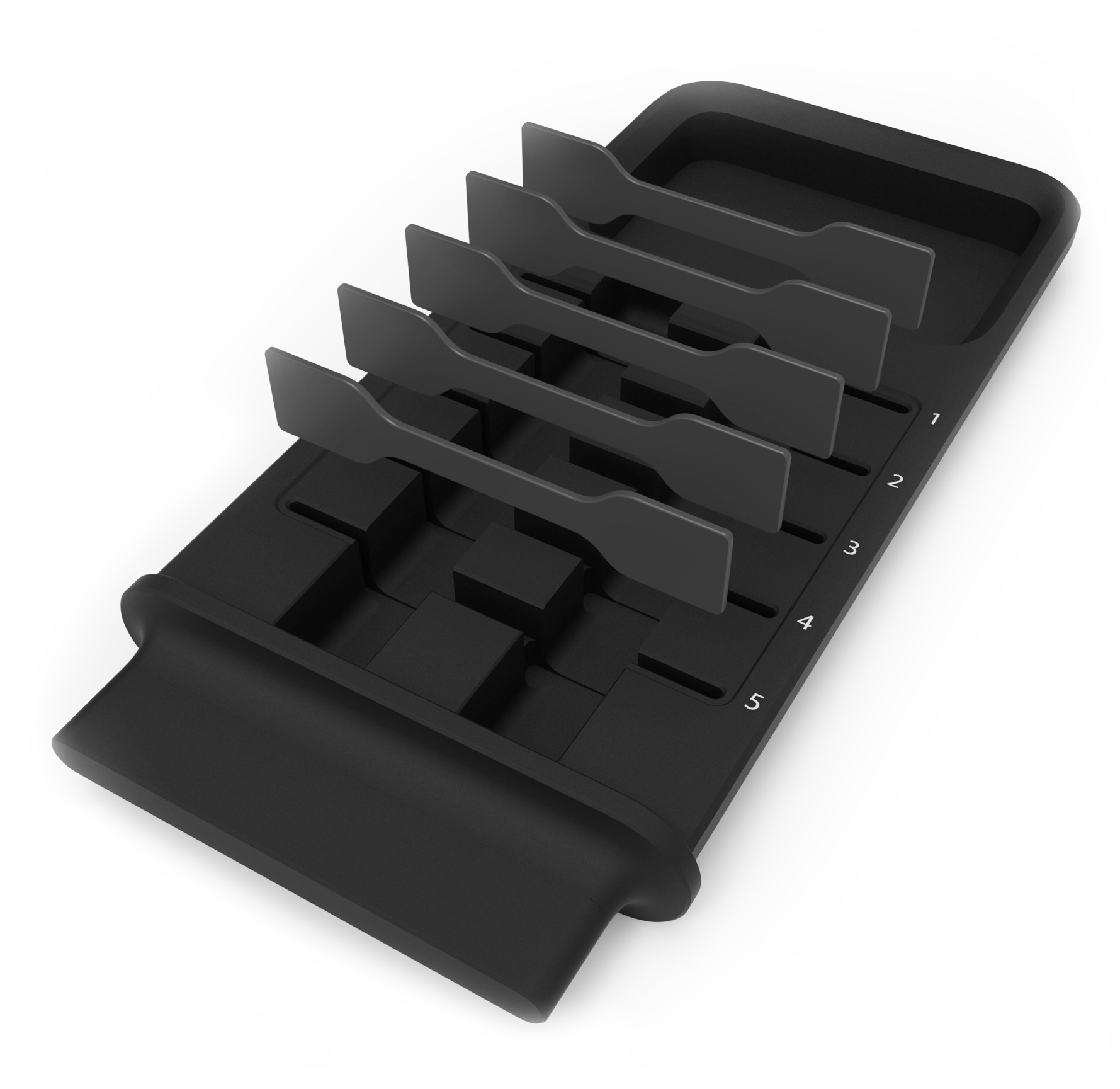 5-sample tray for automated tensile testing in R&D labs