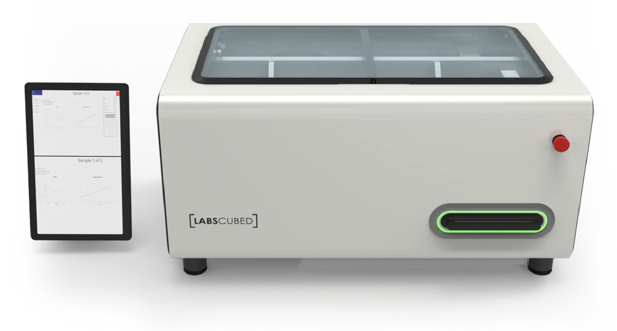 CubeGo automated tensile testing machine for R&D labs